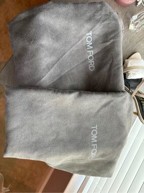 Tom Ford grey shoe dust bags